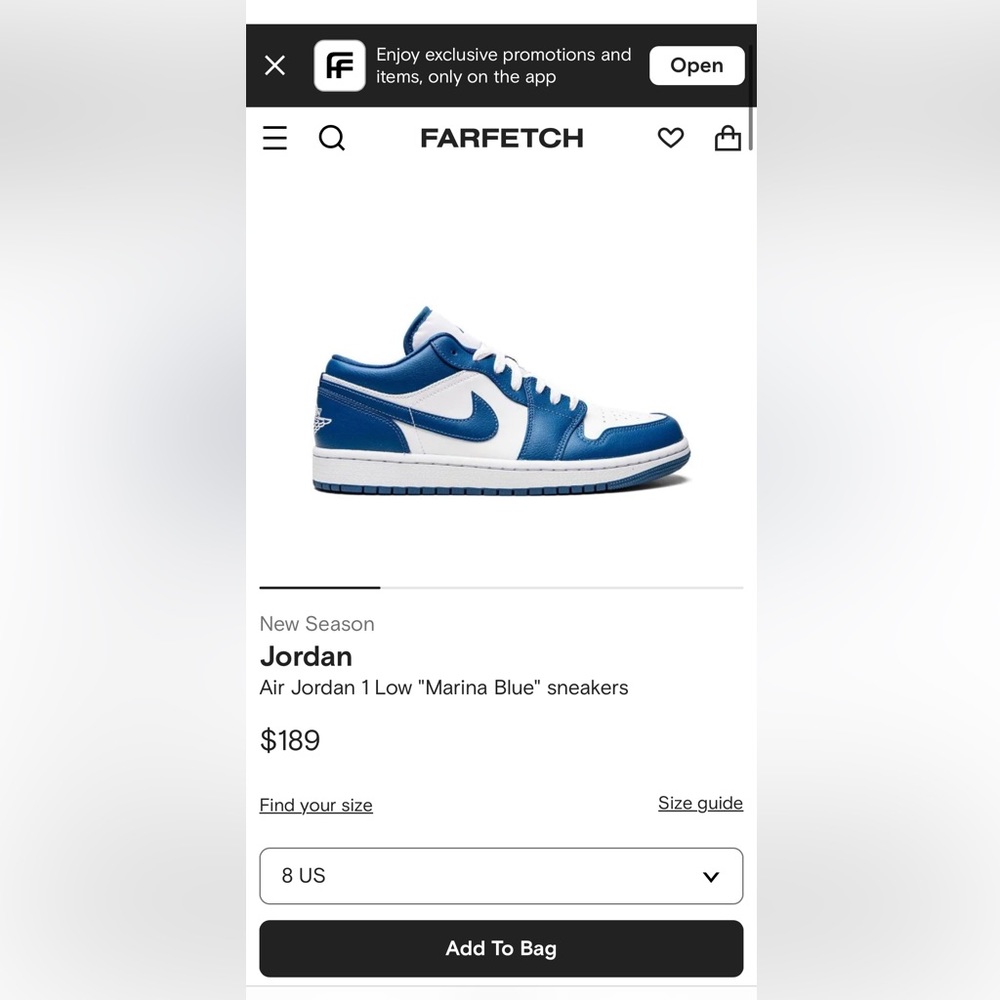 Women’s air jordan 1 low Marina Blue